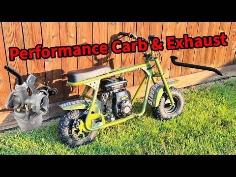 Upgrading The Cheapest Mini Bike! | Hover Hearts Performance Mods!