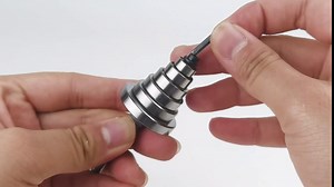 Rabbet Router Bit with 6 Bearings Set - 3/8", 1/2", 5/8", 3/4", 7/8", 1-1/8". Interchangeable Bearings with 1/4" Shank