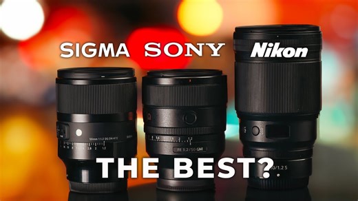 Lens shootout Sigma 50mm f 1.2 DG DN vs Sony GM vs Nikon Z Leica SL3