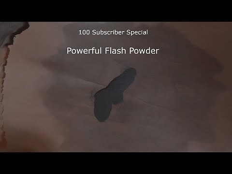 How to Make Flash Powder