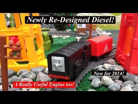 Unboxing the Newly Re-Designed 2014 Thomas and Friends Tale of the Brave Trackmaster Diesel!