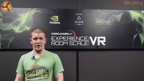Overclockers UK VR Room - in action