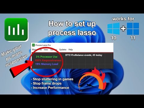 How to set up process lasso for increased system performance
