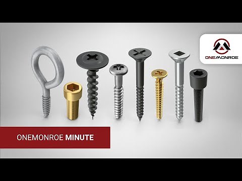 What Are the Different Types of Screws and When to Use Them?