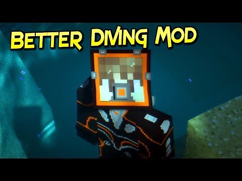 Better Diving Mod | Trabaja Como Pez En El Agua | Para Minecraft 1.12.2 | Review En Español