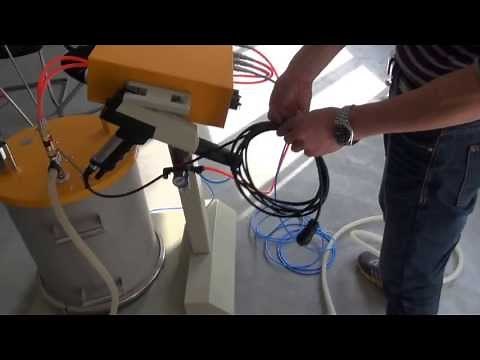 PGC1 powder coating machine, PG1 powder gun, PGC1 control unit,