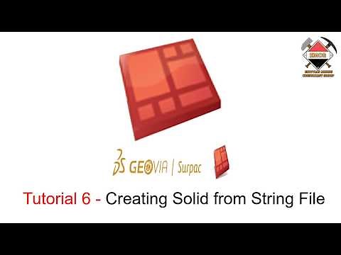 Surpac | Tutorial 6-Creating Solid from String File