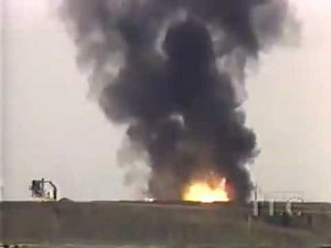 Train Explodes in 1983