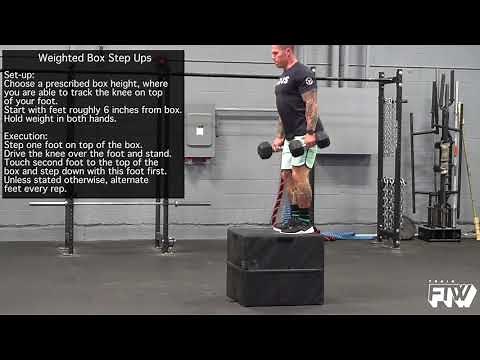Weighted Box Step ups
