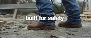 The Justin Stampede Collection introduces a flexible construction to a durable waterproof work boot. Stampede Rush features an innovative egg crate insole that provides a unique air flow system for cooling and heating, along with an oil and slip resisting multi-layered athletic outsole. Available in safety and non safety toe, Stampede Rush is the most versatile Stampede yet. #JustinWork #JustinBoots | Justin Boots