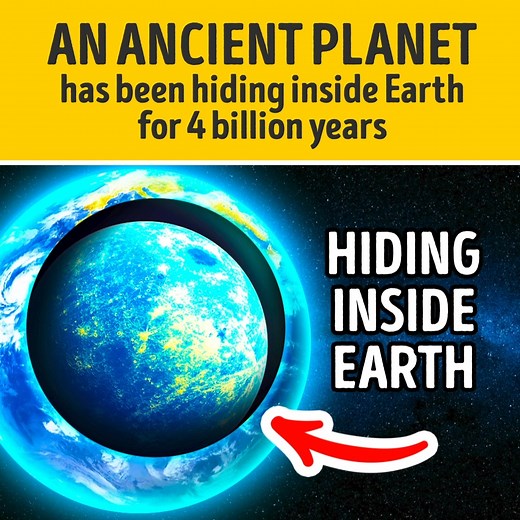 An ancient planet has been hiding inside Earth for 4 billion years | Bright Side