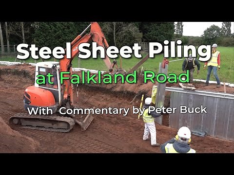 Installing Sheet Piling