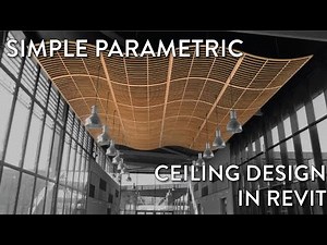 Learn how to make parametric Curved Ceiling Design in Revit