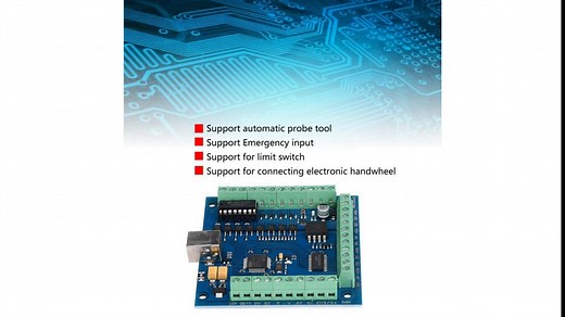 Amazon.com: 4-Axis USB CNC Motion Controller Card, 100KHz Frequency, Motion Control Board with 0-10V Output, 4 Input/Output Ports for Engraving Machine Stepper Motor : Electronics