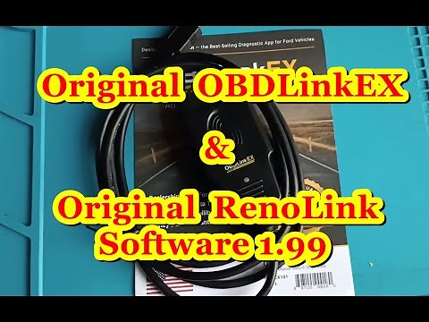 Original OBDLinkEX & Renolink Software 1.99.To avoid ordering a Fake Product, watch this Video !!!