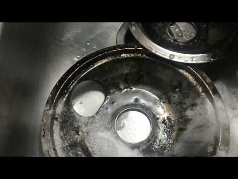 How to clean oven drip pans 4K
