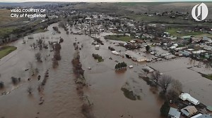 29K views · 732 reactions | Drone footage of Pendleton, Oregon shows extensive flooding on February 7, 2020. Widespread flooding has prompted evacuations, highway closures and emergency declarations in eastern Oregon and southeastern Washington. Video courtesy of Wayne Green, City of Pendleton | The Oregonian | Facebook