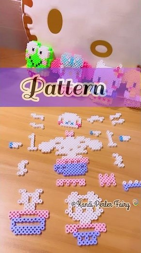 VLOG: Cinnamoroll Perler Beads 3D Tutorial Easy