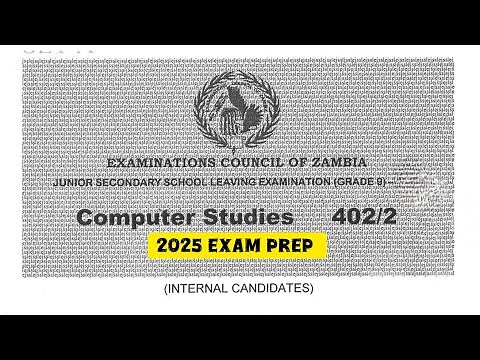 🔥 Computer Studies 2025 Exam Prep - Section A Questions Solved! 💻📚 Grade 9