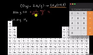 Worked example: Calculating the amount of product formed from a limiting reactant