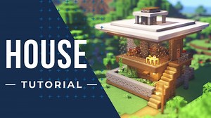 【マインクラフト】モダンな家-拠点の作り方(サバイバル建築)