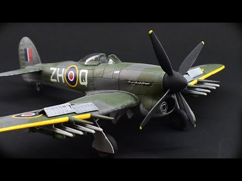 Airfix Hawker Typhoon Ib | 1/72 Scale Plastic Model Kit | Full Build & Review