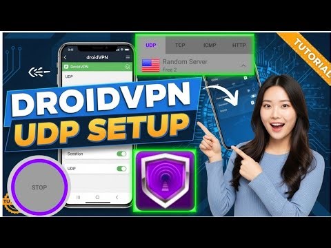 DroidVPN UDP settings in 2025
