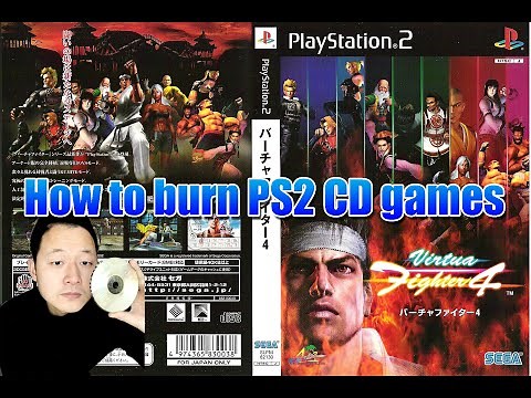 How to burn ps2 cd games