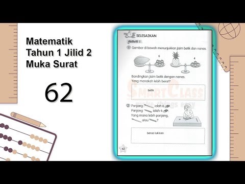 Buku Aktiviti Matematik Tahun 1 Muka Surat 62 Jilid 2