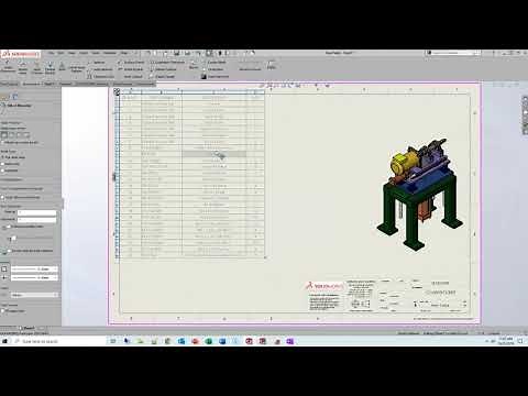 All About Tables in SOLIDWORKS Drawings