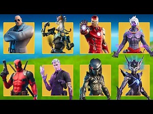 Evolution of All Bosses, Mythic Weapons & Vault Locations in Fortnite Chapter 2
