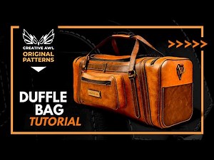 How to make LEATHER TRAVEL BAG