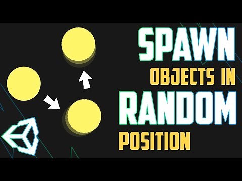 Unity 2019 Tutorial: Spawning Objects in Random Set Positions