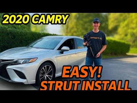 How To Replace Struts on a Toyota Camry | Quick Strut | 2020 Camry XSE