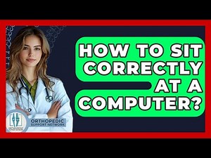 How To Sit Correctly At A Computer? - Orthopedic Support Network