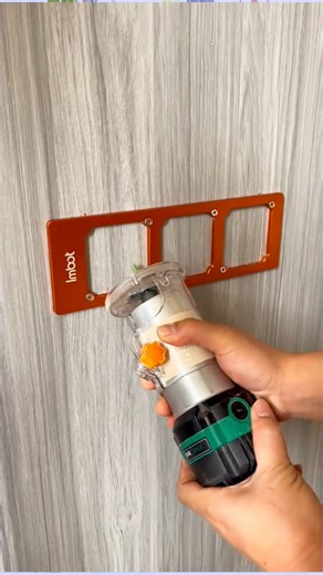 part34#How to install and usethe edge trimming machine⚙️template#Share good tools#pattern#wood😱#tool