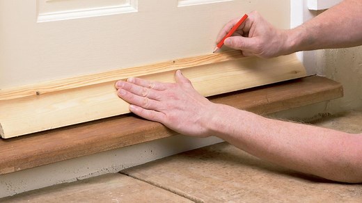 How to Fit a Weatherboard to a Door