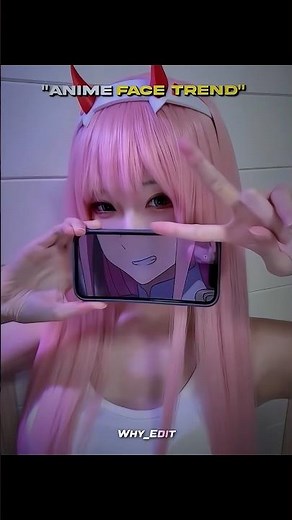 ANIME FACE TREND #anime #face #trend #edit #shorts