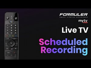 MYTVOnline2 : Live TV - Scheduled Recordings