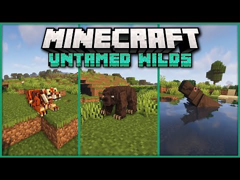 Untamed Wilds | Minecraft Mod Showcase - Lots of New Mobs & Animals!