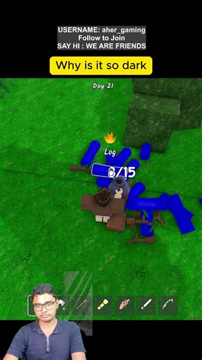 Forest NPC Starts Acting Weird 😄🎮| #roblox #ahergaming #gaming