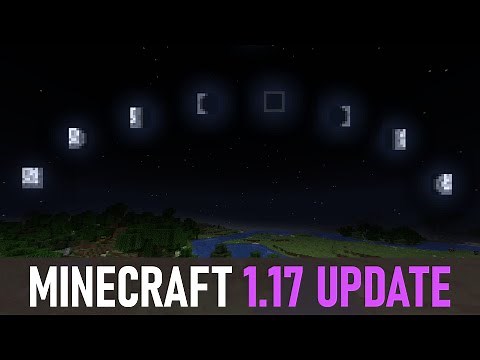 Moon Phases in Minecraft 1.17 | Timelapse Day and Night