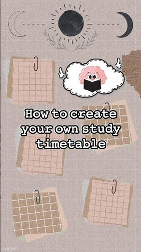 How to create your study timetable | own study timetable | #studytips |