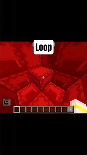 Minecraft endless loop #minecraft #gaming #loop #minecraftlogic #memes