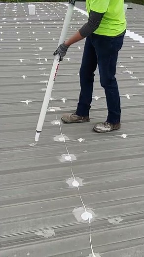 How to seal Fasteners on a Metal Roof while saving time and getting best results with GE Silicone.