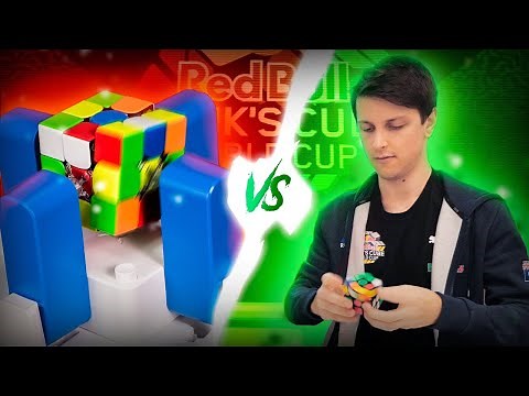 The speedcuber robot VS world record holder Feliks Zemdegs | Who will solve the Rubik’s Cube faster?