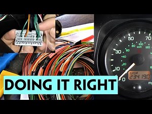 Td5 instruments into a 300Tdi Defender - Wiring the speedometer, gauges and warning lights