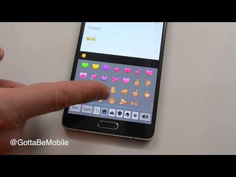 How to Use Galaxy Note 4 Emoji