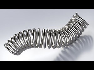 How to make a spring on Onshape with a feature script