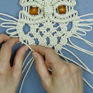 DIY KIT - Macrame Owl Plant Hanger: https://MacrameSchool.etsy.com Full TUTORIAL: https://www.youtube.com/watch?v=w84rPc7ie7s | Macrame School
